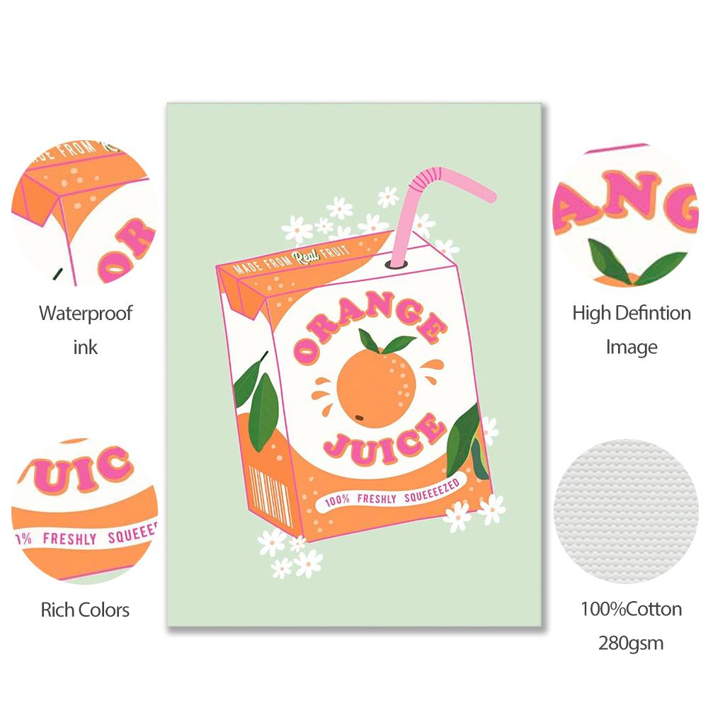 Gallery Wall Bold Fun Beverage Bloemen Pink Art Poster Cowgirl Boho Rainbow Abstract Wall Canvas Painting Print Room Home Decor