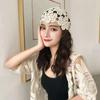 Ethnic Style Hollow Flower Knitted Hat Basin Hat Beanies Casual Crochet Bucket Hat  Girls
