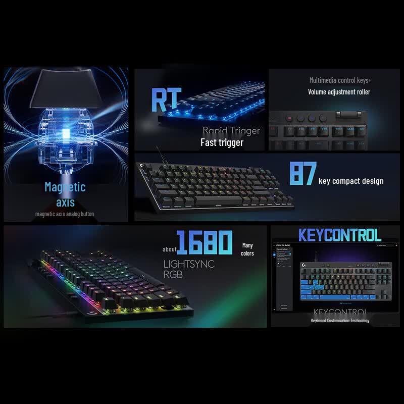 Logitech PRO X TKL RAPID Магнитная игровая клавиатура