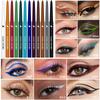 Single-color Matte Eyeliner Gel Pencil, Creamy and Silky, Easy To Color, Waterproof and Sweatproof Multifunctional Eyeshadow