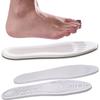 Memory Foam Insoles - Set of 3 - White - Cuttable - Instant Comfort - Unisex