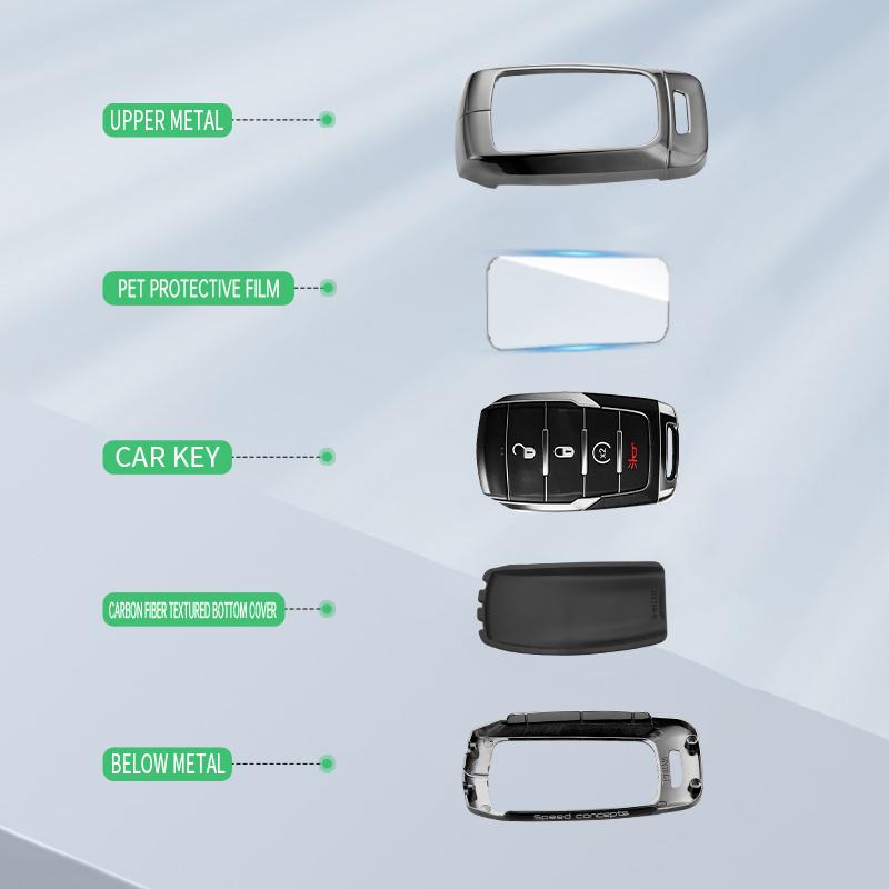 Чехол для ключа автомобиля Брелок Крышка для Dodge Ram 1500 Пикап Trx Rebel Ram 2500 3500 4500 5500