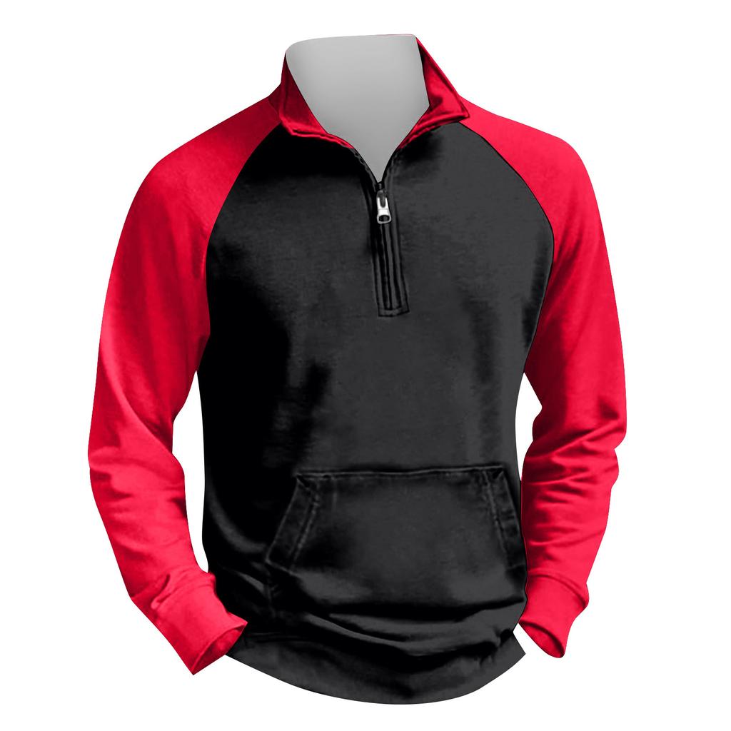 Мужская уличная винтажная модная спортивная футболка с v-образным вырезом и длинным рукавом