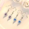 1 Pair Women Earrings Shiny Rhinestone Great Stickiness High Quality Drop Earrings for Wedding