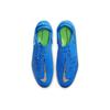 Nike Phantom GT Academy FlyEase Круглый носок Шнуровка MG (Резиновые короткие шипы) Нескользящие Прочные Футбольные Бутсы Мужские кроссовки Синий Серебристый DA2835-403
