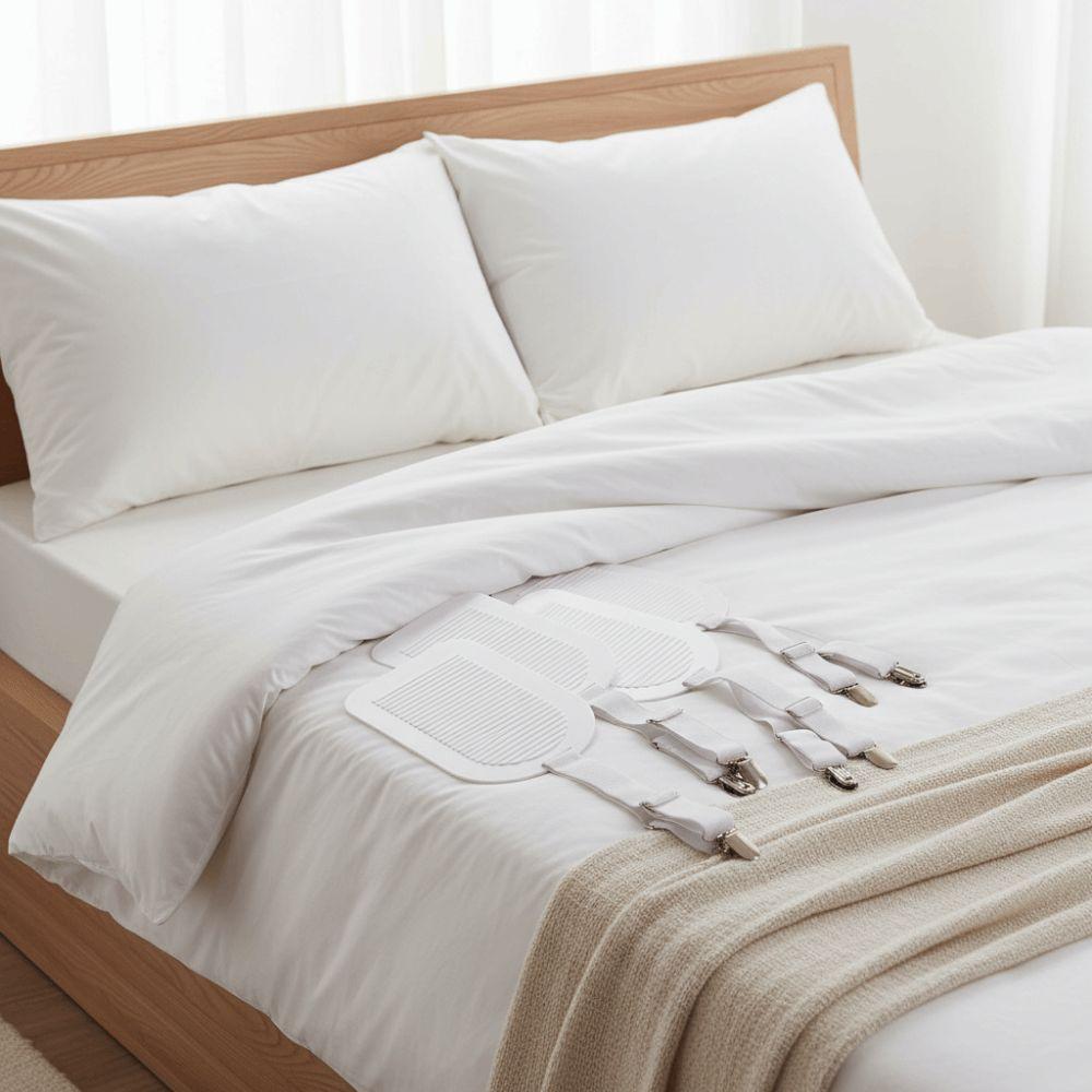 2/4 шт. Нескользящие застежки Держатели для простыней Регулируемые эластичные держатели-захваты Гостиная