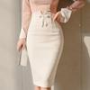 Women's Fashion High Waist Buttock Skirt Versatile Body Shaping Buttock Sexy Base Plus Size One-step Skirt