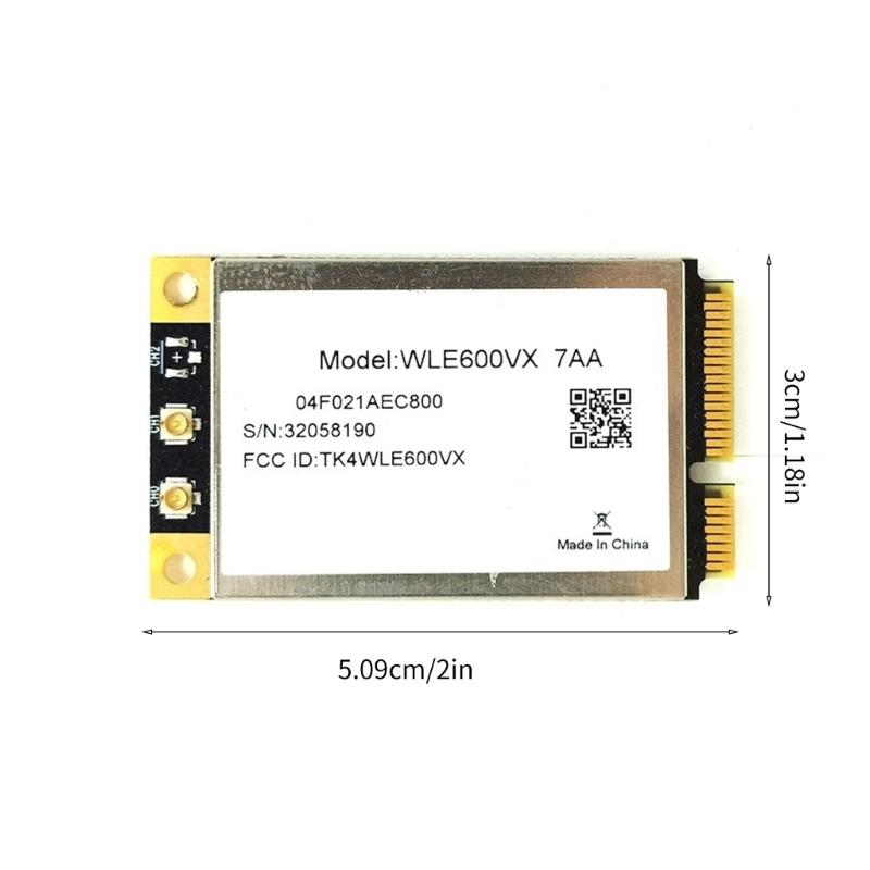 WLE600VX 7AA 802.11ac PCIexpress WIFI сетевой адаптер 2,4 ГГц+5 ГГц QCA9882 беспроводная карта