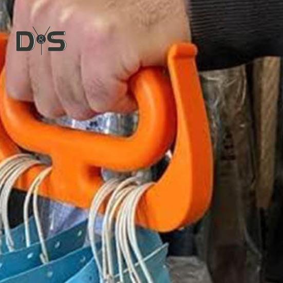 Bag Carrier Ergonomic Anti-Pinch Handheld Device Reduce Finger Pressure Carry Shopping Bags Suitcases Portable Travel Heavy Object Carrier