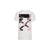 Arrow Liquid Melt Casual Tee Off White Women Tops OWAA049R21JER0010331