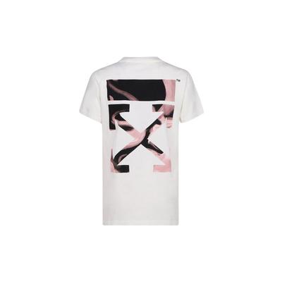 Arrow Liquid Melt Повседневная футболка Off White Женские топы OWAA049R21JER0010331