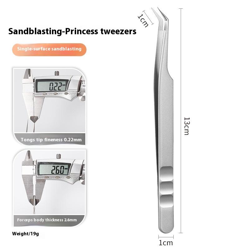 High Precision Eyelash Tweezers Beauty Eyelash Professional Grafting Eyelash High-Precision Flowering Tweezers Makeup Tools