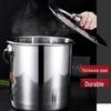 Портативное ведро для хранения BieYing из нержавеющей стали 304 с крышкой