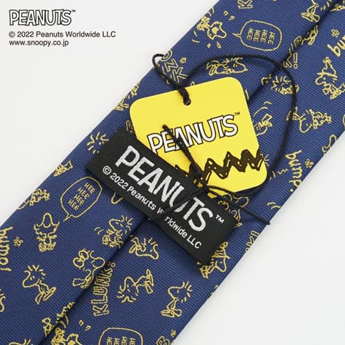 Галстук Peanuts Snoopy PND48173 Темно-синий SNOOPY Бизнес Бренд Галстук Подарок