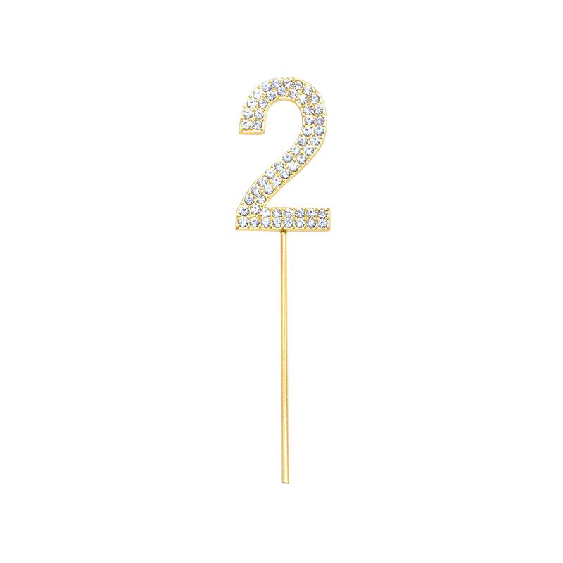 Блестящий стразовый глиттерный топпер для торта с цифрой для дней рождений и свадеб