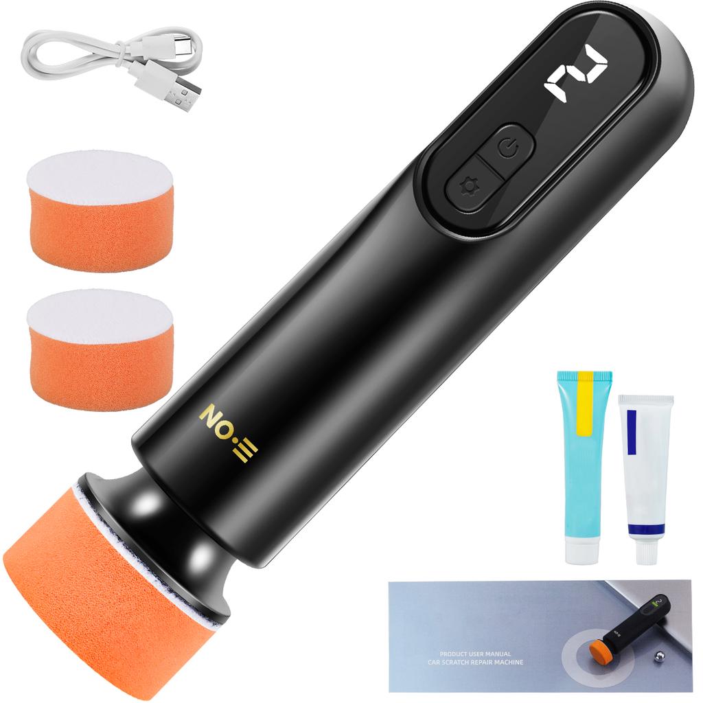Автомобильный полировальный станок Мини беспроводной полировальный станок для полировки автомобиля, вощение, электрическая шлифовальная машина для ремонта и нанесения воска, полировка 12000 об/мин, 3 скорости, USB