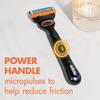 Gillette Бритва Fusion 5 с питанием, 5-лезвийная система с алмазоподобным покрытием для остроты и долговечности