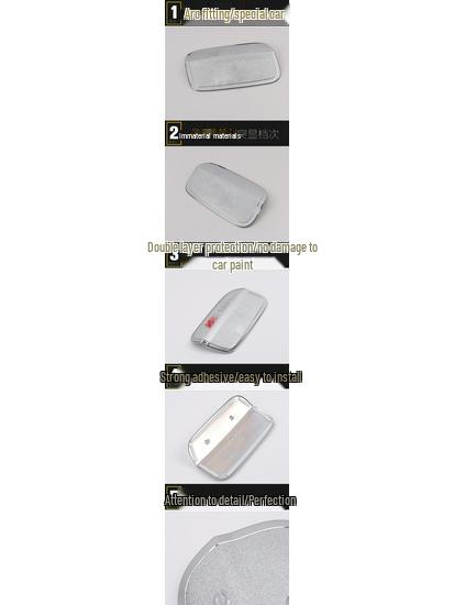 Защита крышки бензобака Ankai A6L Glitter – Устойчивая к царапинам декоративная накладка и наклейка.