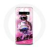 Coque pour Samsung Galaxy S10 edge Formule 1 Sergio Pérez Pilote de F1 Rose