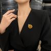 Японская яркая пчела подсолнух Брошь: Модный женский металлический значок-брошь
