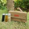 Portable Spice Bag with 10 Spice Jars   Seasoning Storage Bag   Seasoning Bottle Holder with Condiment Bottle Set for Outdoor Camping BBQ
