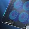 RGB Laptop Cooling Pad Gaming Laptop Cooler Laptop LED Fans Cooling Stand Adjustable Cooling Fans for 15.6inch Laptop