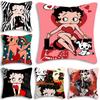 Популярная Милая Мультяшная Наволочка Квадратная Подушка Спальня Диван Досуг Комфортная Подушка Автомобиль Украшение для Дома