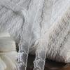 4meters/lot 2.5cm White/beige Cotton Mesh Lace Trim Flower Embroidered Lace Accessories DIY Decorative Fabric