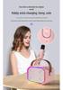 Мини-динамик P3 Bluetooth с беспроводным микрофоном для домашнего караоке