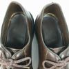 UFCW Pre-80s Vintage Plain Toe Civilian Service Shoes Brown size 8.5D 26.0-26.5 Men's(USED)