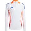 American Retro Football Training Half-Zip Long Sleeve Sweatshirt Men Sweatshirt White JF4197