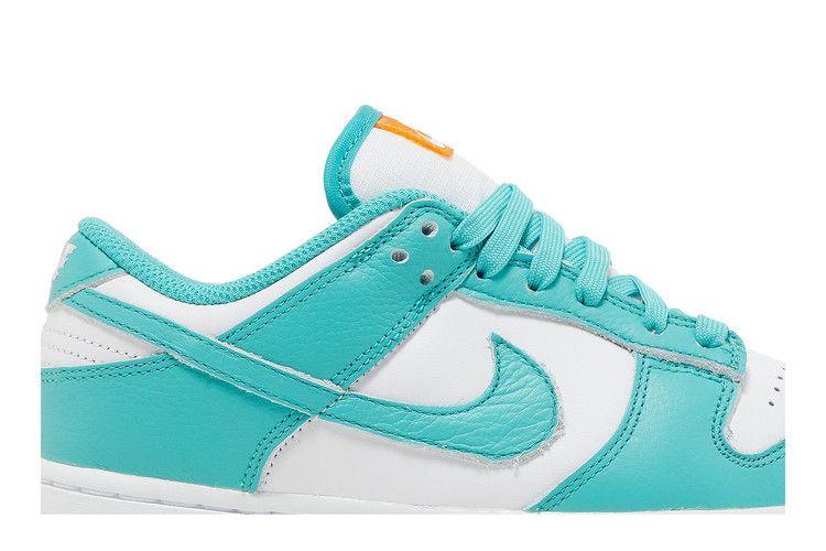 Women's Sneakers Nike Dunk Low Teal Zeal (Women's) White/Washed Teal/Kumquat