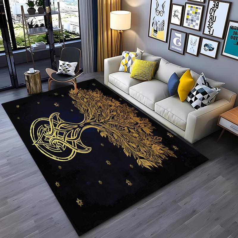 3D Artwork Trees Printing Large Area Carpets for Home Living Room Kids Bedroom Sofa Doormat Kitchen Floor Rugs Anti-slip Decor