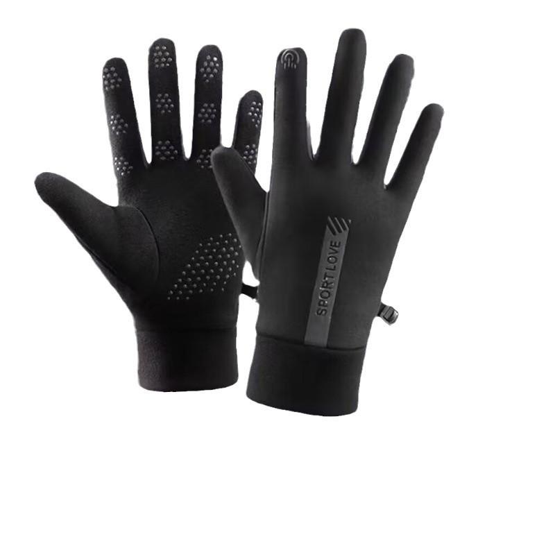 Новые зимние теплые перчатки для катания на открытом воздухе, мужские мотоциклетные перчатки для электромобиля, модные перчатки с сенсорным экраном