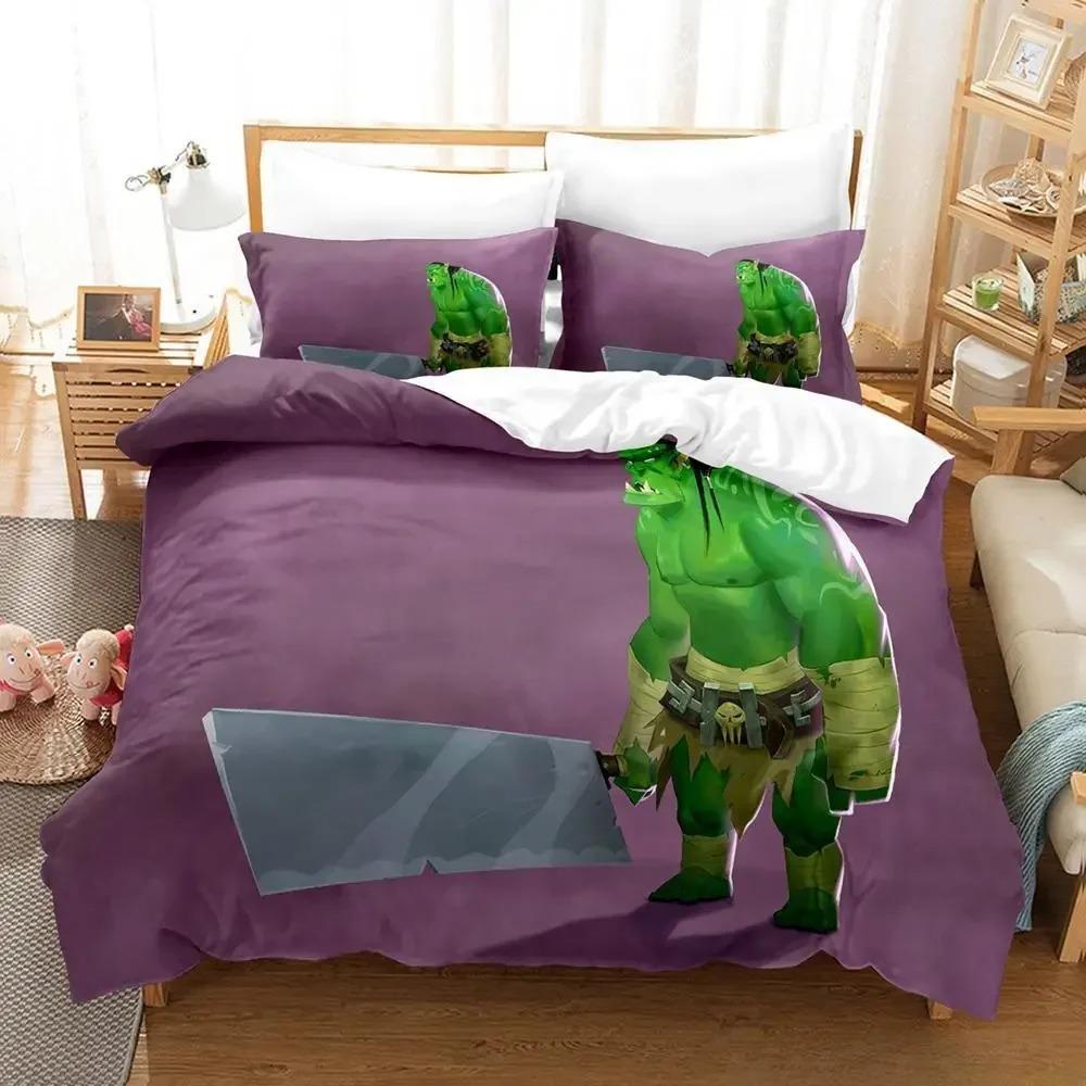 3D Printed Game Dungeon Defenders Bedding Collections Exquisite Bed Supplies Set Duvet Cover Bed Comforter Set Luxury Birthday Gift