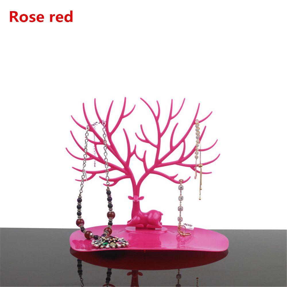 Durable Pendant Earrings Deer Bracelet Organizer Jewelry Display Stand Necklace Storage Racks