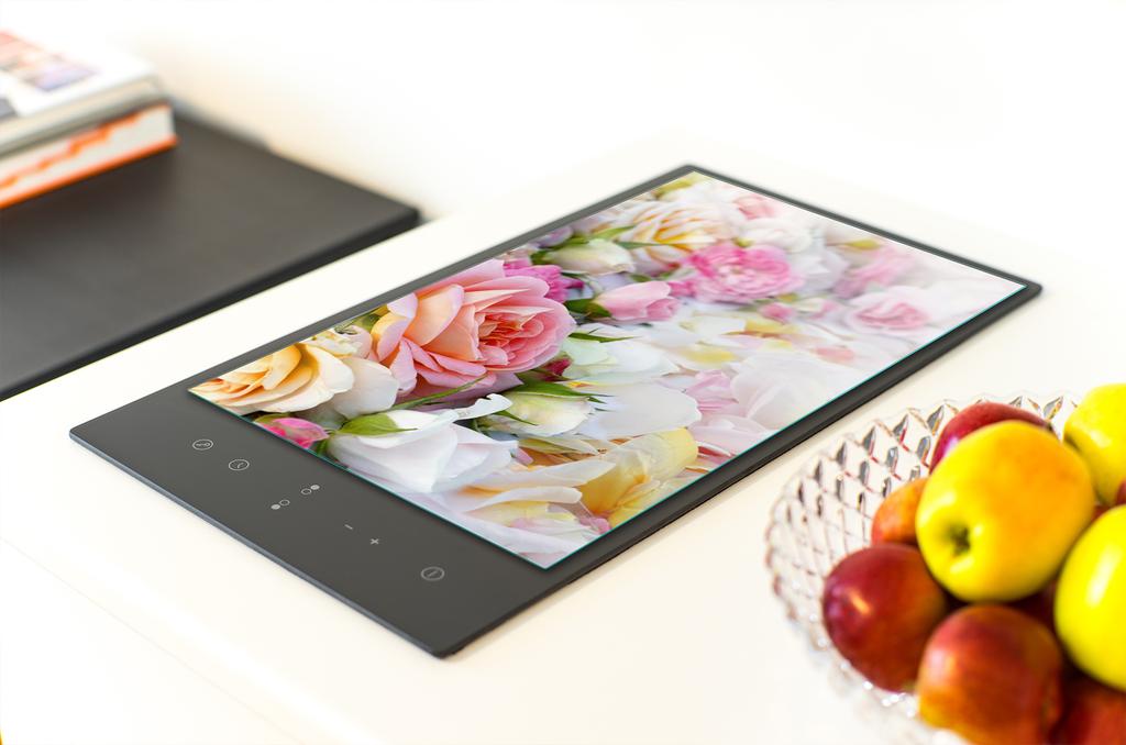 GLASS CUTTING BOARD 35x52 Flower