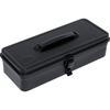 TRUSCO T-320MBK Trunk-Style Tool Box, Matte Black, 333 X 137 X 96.6 Mm