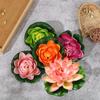 5шт искусственная плавающая вода кувшинка цветок пруд декор 10см искусственный лотос