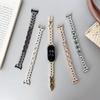 Bling Bracelet for Xiaomi Mi Band 9 Dressy Smart Bands Replacement for Women Watch Strap Easy Adjustable Mi Band 8 Wristband