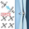 1/5/10/20 Pairs Curtain Magnetic Button Nail Free Detachable Window Curtain Close Magnet Buckle Adjustment Curtain Clip Room