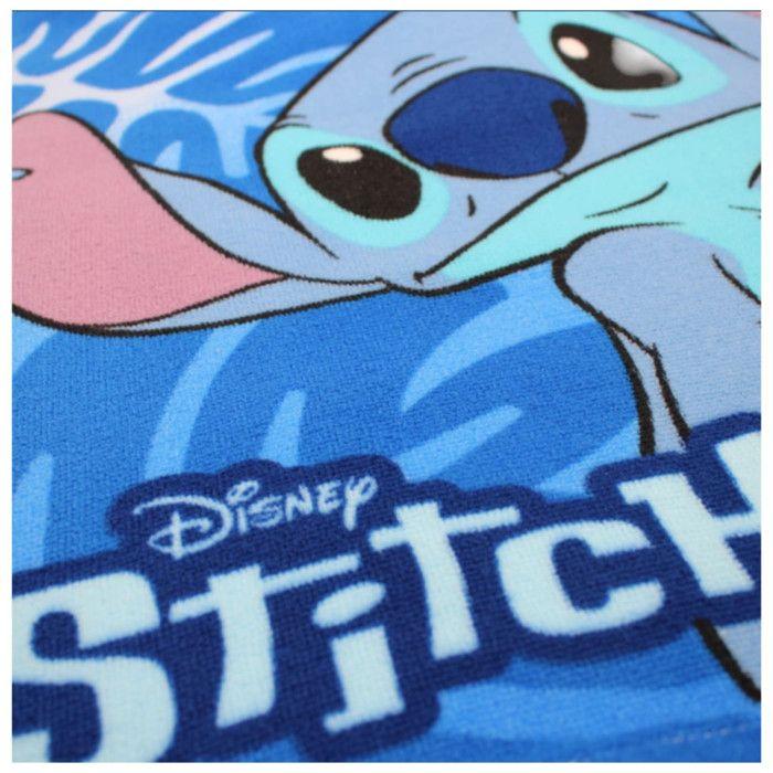 Пончо - накидка для ванны - Disney - Лило и Стич - 100% микрофибра - 100 x 50 см - Цвет:Синий Размер:Один размер - Синий