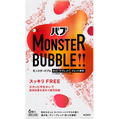 Babu MONSTAR Sukkiri БЕСПЛАТНО 6 таблеток (Квази-лекарство) Общие лекарственные (теплая ванна) Другие Горячая ванна Растворите одну таблетку в 150–200 литрах воды для ванны.