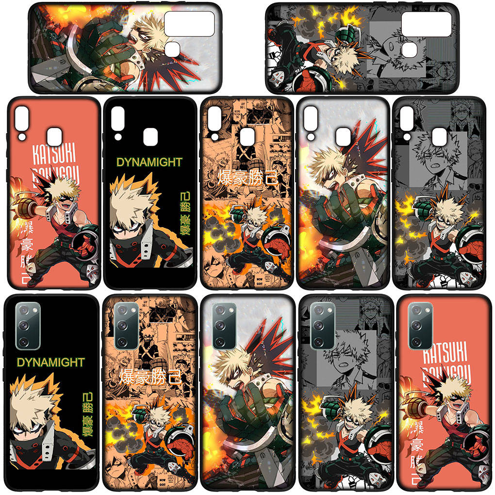 Чехол для iPhone 15 14 Xiaomi Redmi Note 13 12 11 Pro Max X 8 7 9 XR Samsung Galaxy S24 S23 OPPO A15 Huawei Bakugou Katsuki BNHA My Hero Academia Чехол