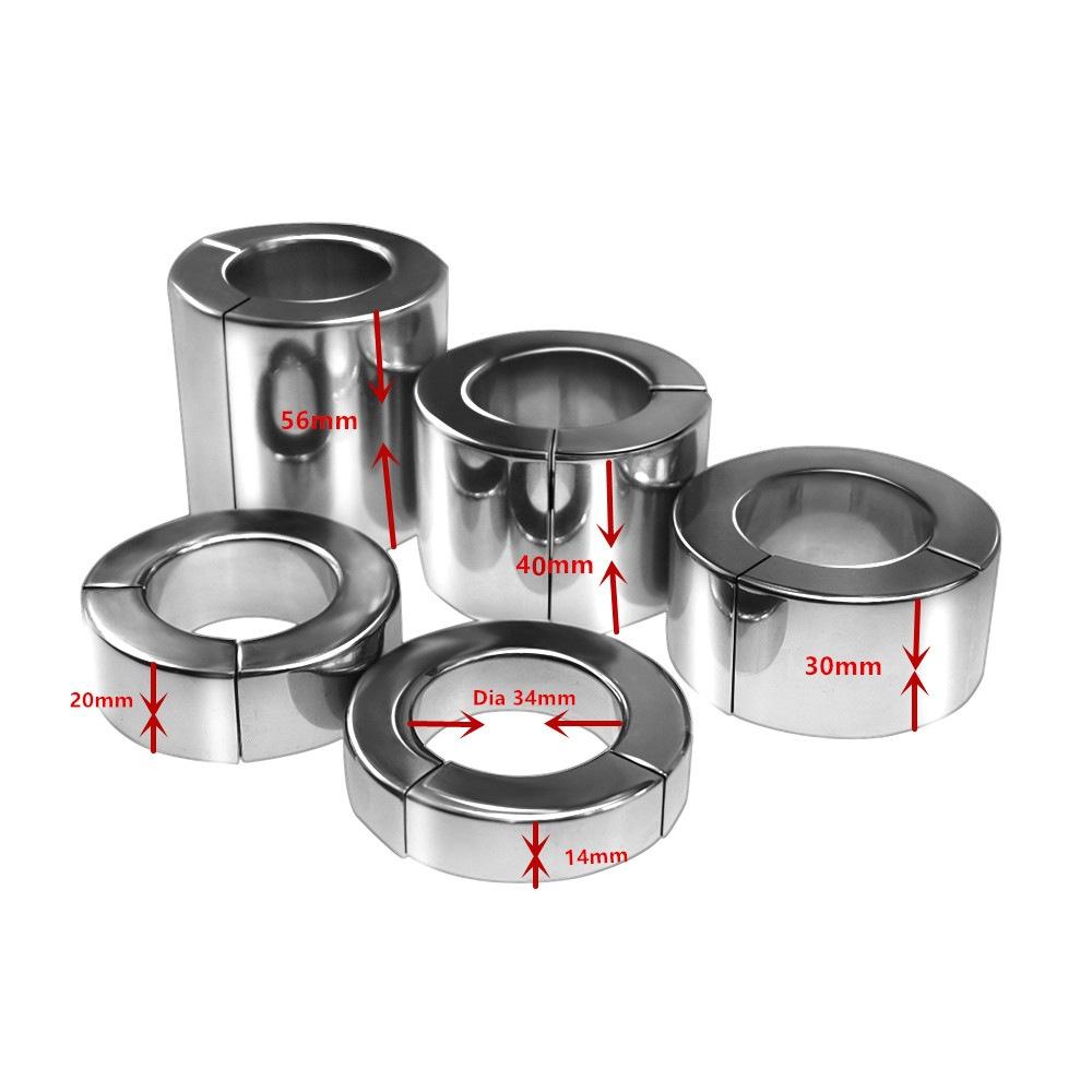 Ss001 Металл Нержавеющая сталь Устройство для связывания мошонки Магнит Пенис Задержка Пениса Подвеска Кольцо Взрослый Секс-товар