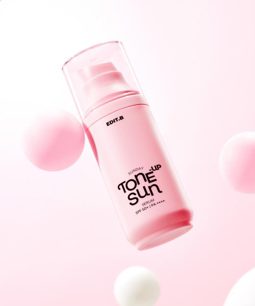 [EDIT.B] Солнечная сыворотка с розовым тоном Sunday 55 мл SPF50+/PA++++