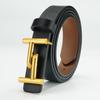 Women's Belt New Style Without Sandwich for Girls Genuine Leather Belt Double Sided Simple Belt Fashionable Decorative Belt for Women