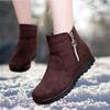 Большие размеры зимние ботинки на платформе женские зимние противоскользящие ботинки обувь водонепроницаемая гибкая женская повседневная обувь