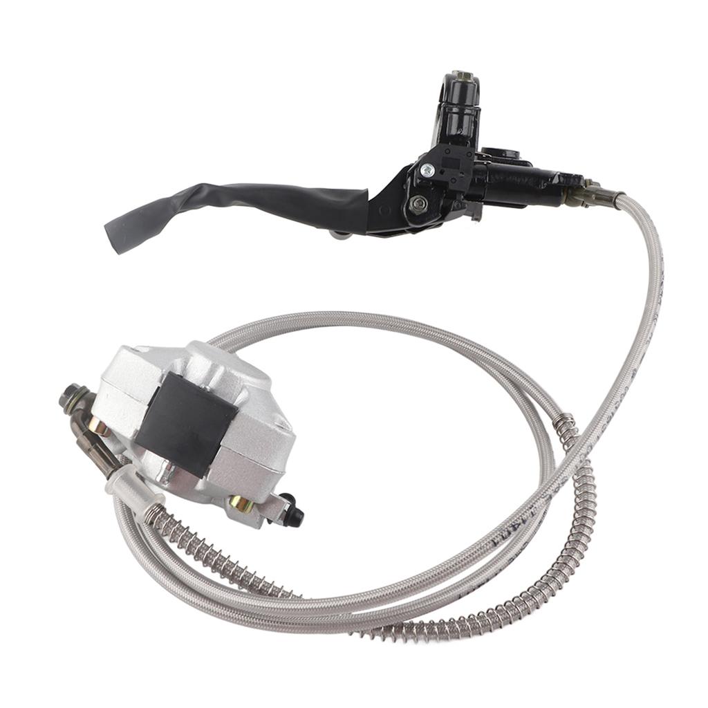 Hydraulic Rear Disc Brake Caliper System Pads Fit for 150cc 250cc Quad Dirt Bike ATV