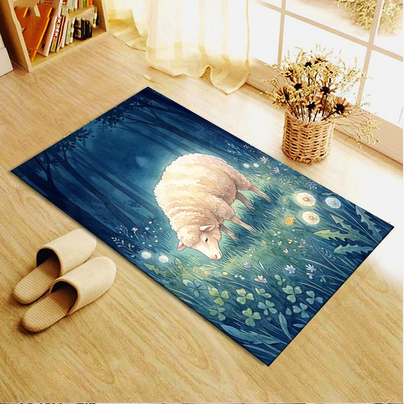 2025 New Healing animals Carpet Rug for Living Room Bedroom Home Sofa Decoration,Kids play Non-slip Floor Mat